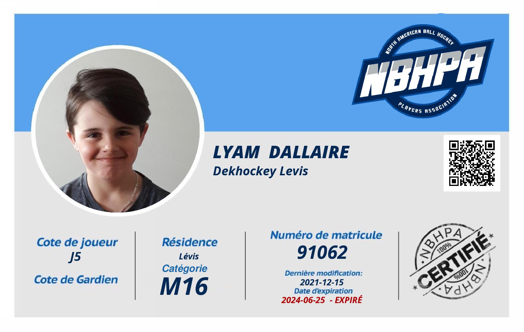 Lyam  Dallaire 