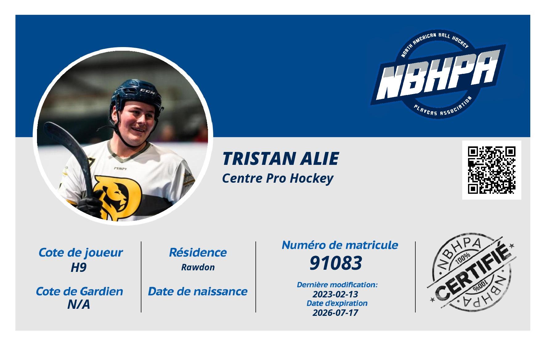 Tristan Alie
