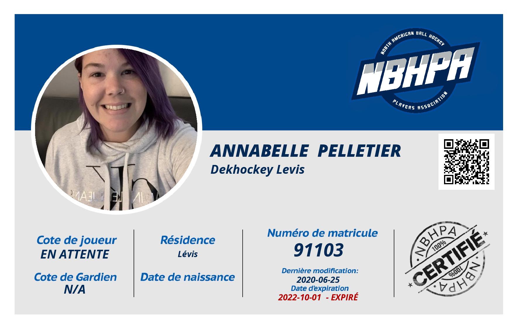 Annabelle  Pelletier