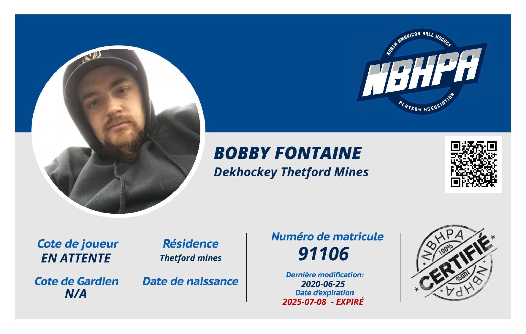 Bobby Fontaine