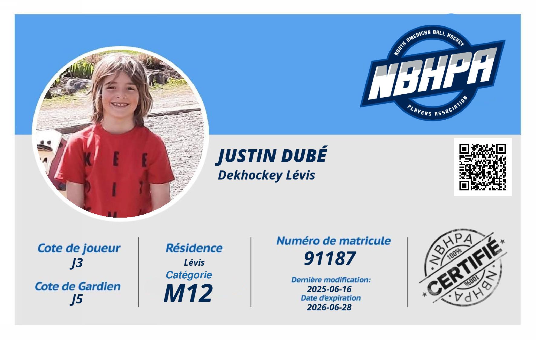 Justin Dubé
