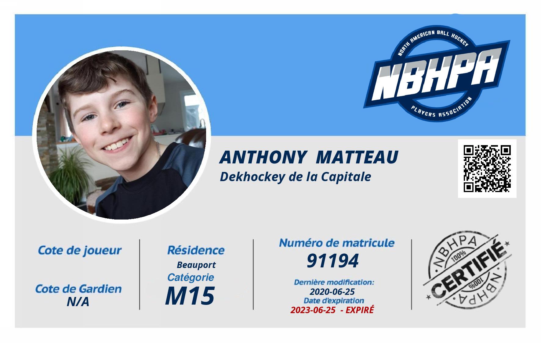Anthony  Matteau