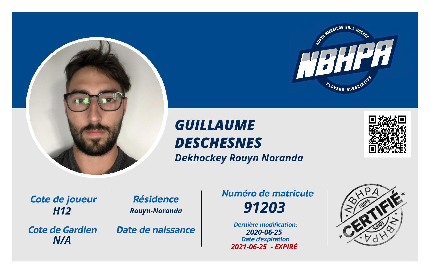 Guillaume  Deschesnes