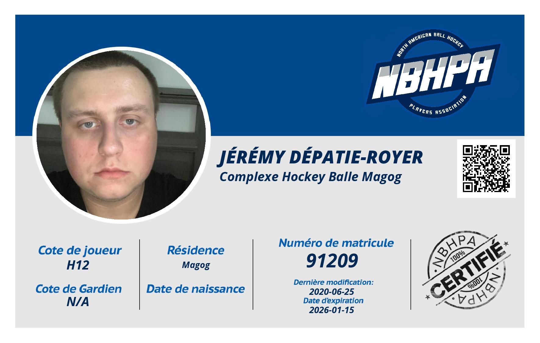 Jérémy Dépatie-Royer
