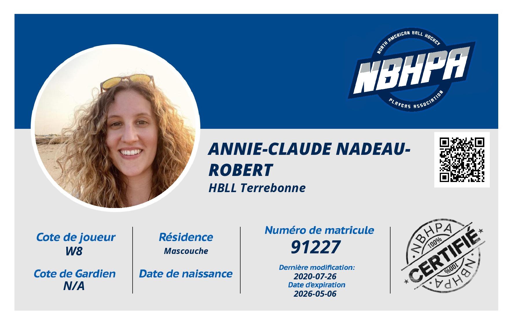 Annie-Claude Nadeau-Robert
