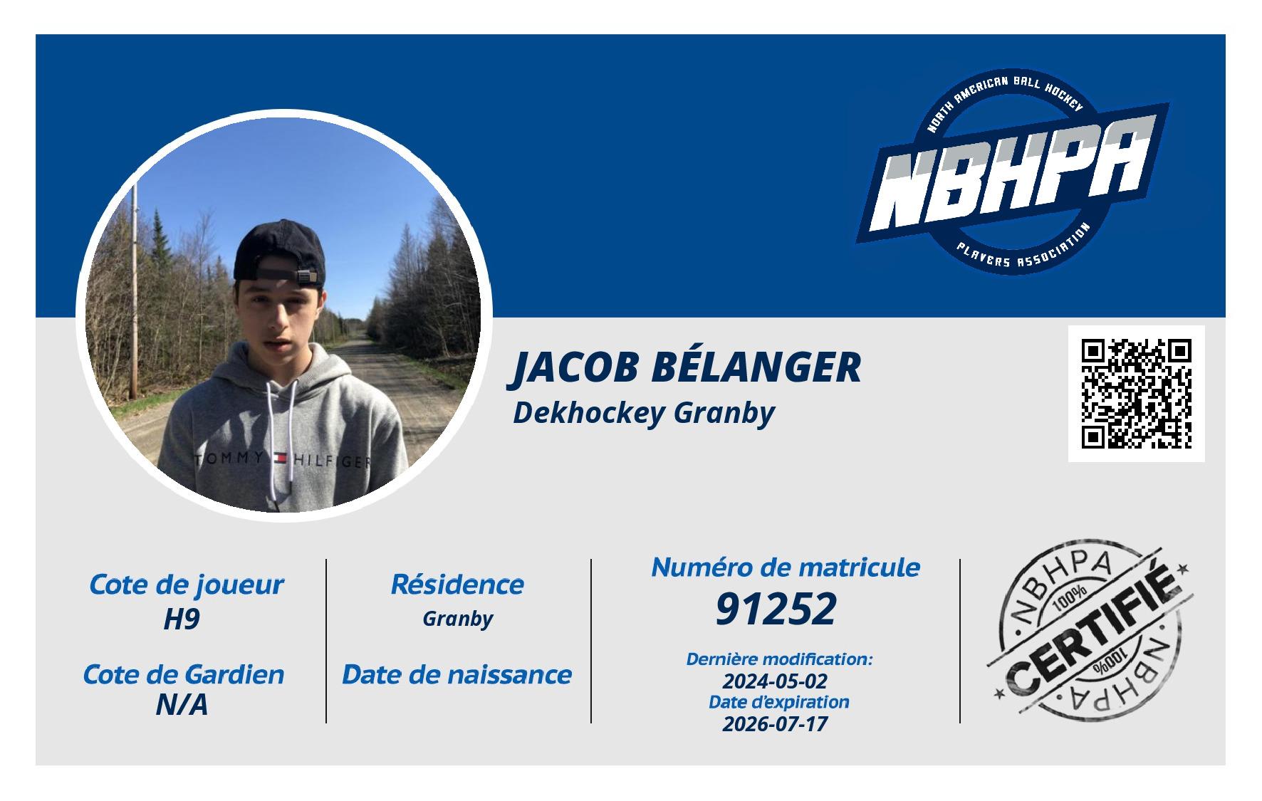 Jacob Bélanger