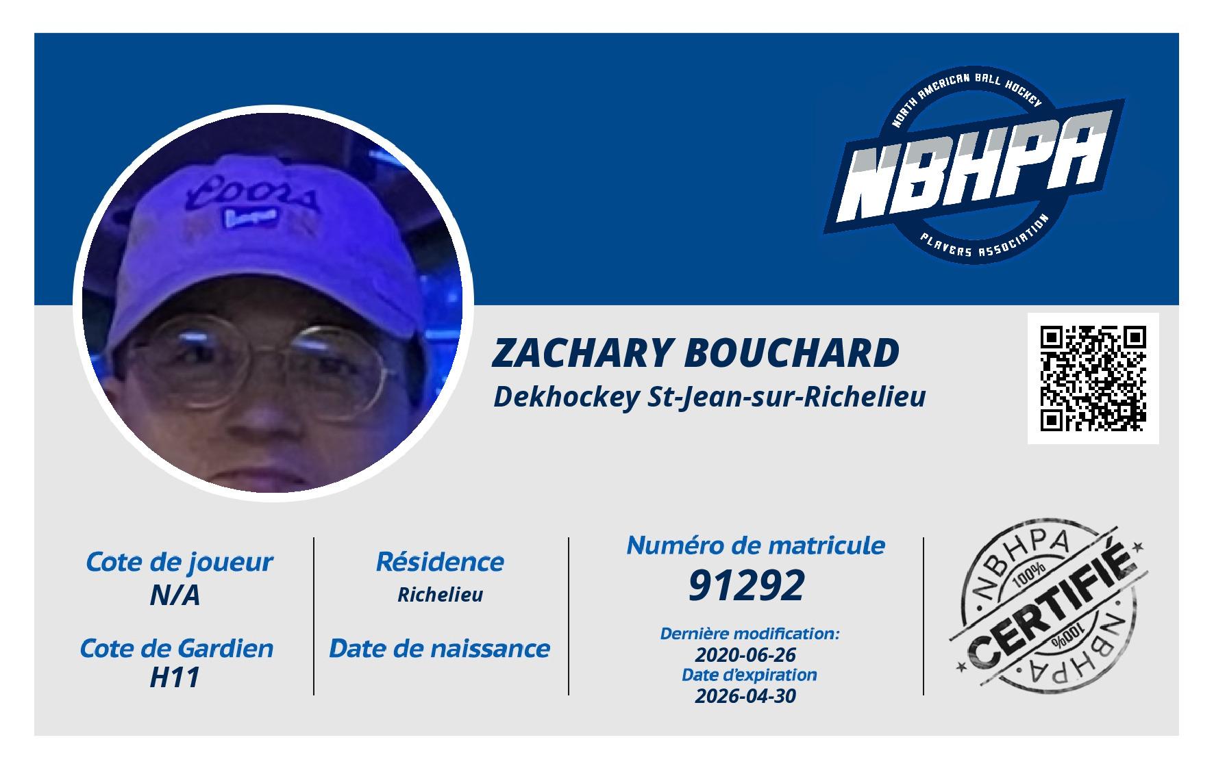 Zachary Bouchard