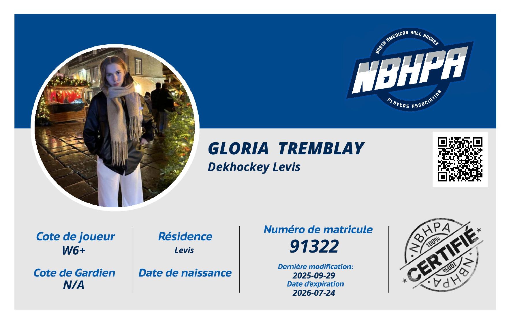Gloria  Tremblay