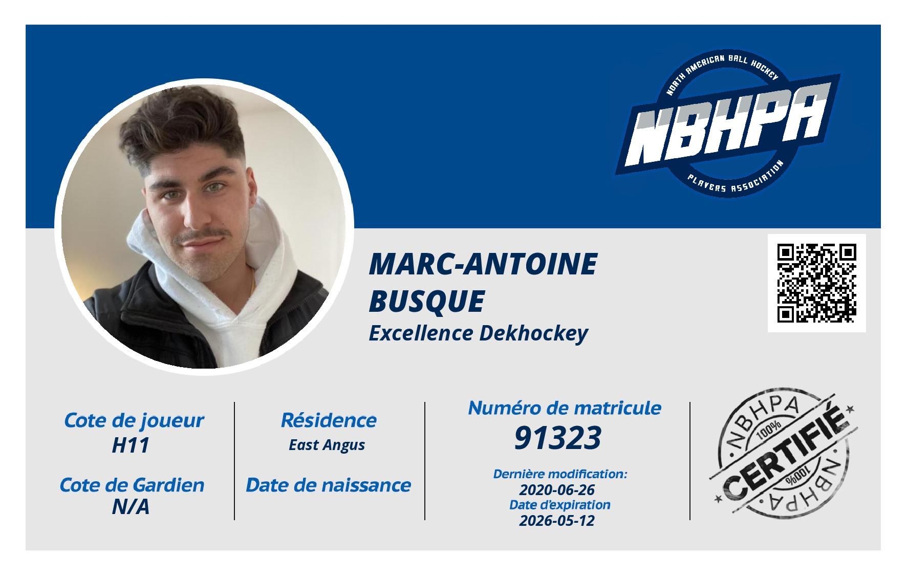 Marc-Antoine  Busque
