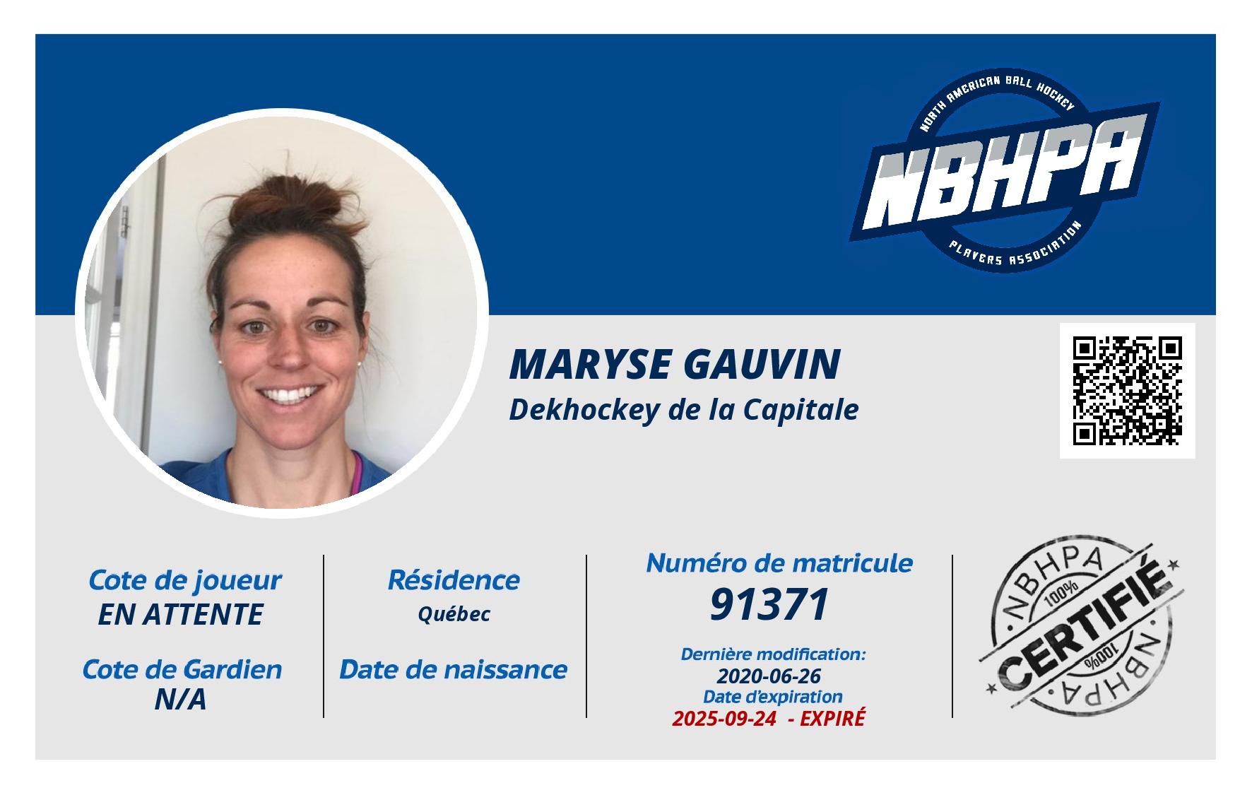Maryse Gauvin