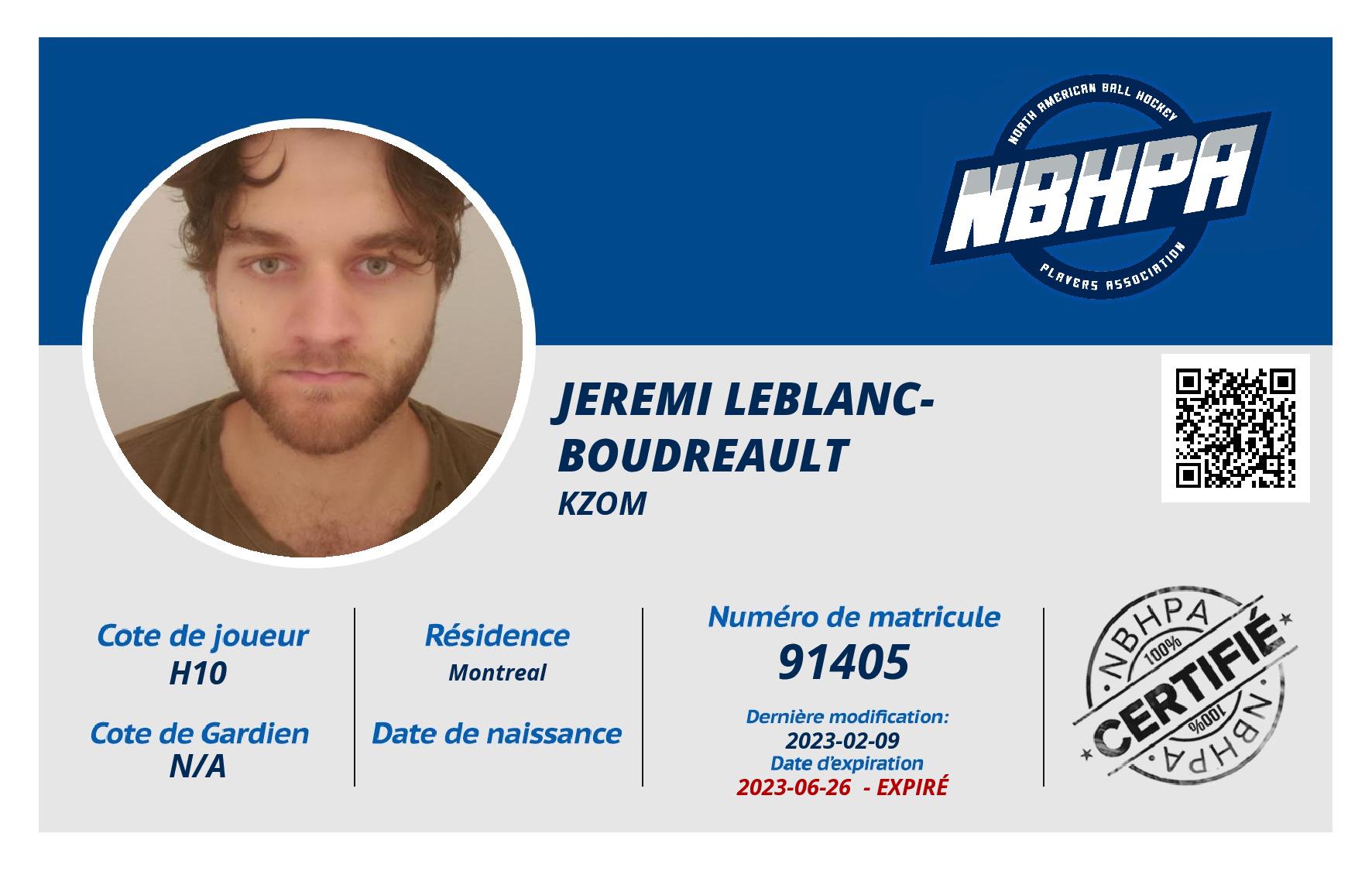 Jeremi Leblanc-boudreault