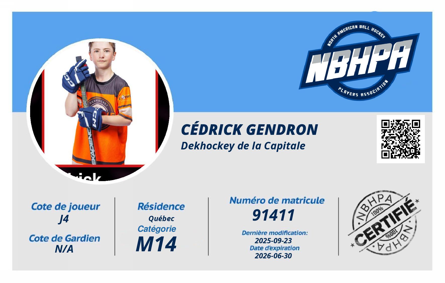 Cédrick Gendron