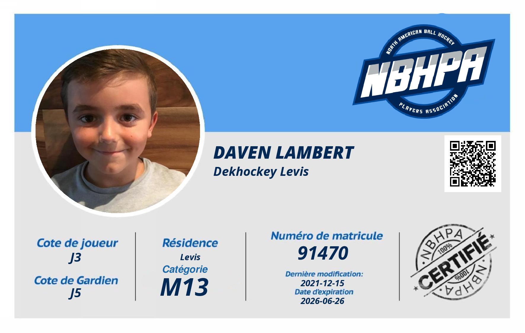 Daven Lambert