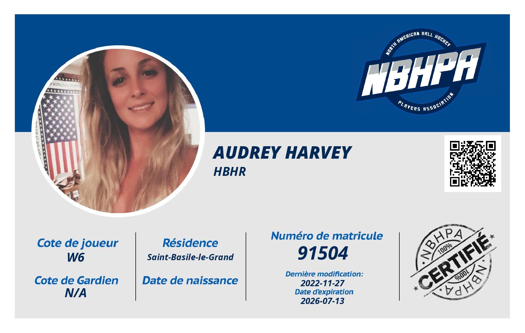 Audrey Harvey