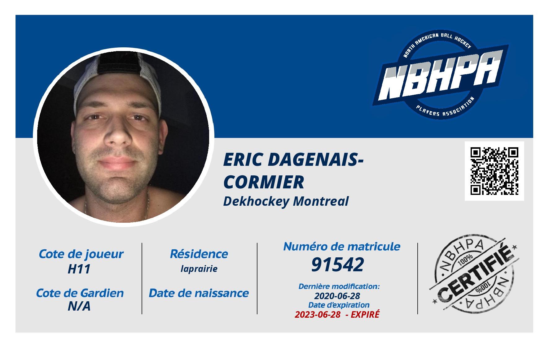Eric Dagenais-Cormier