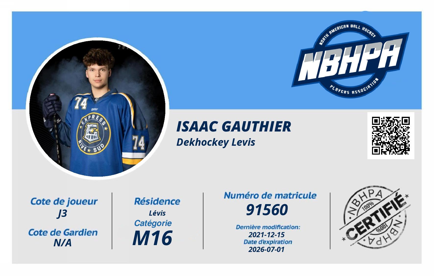 Isaac Gauthier