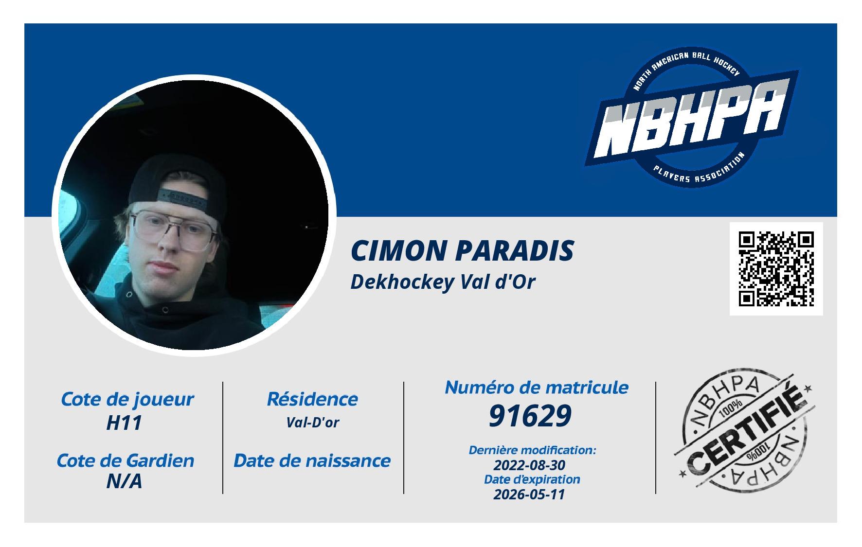 Cimon Paradis 