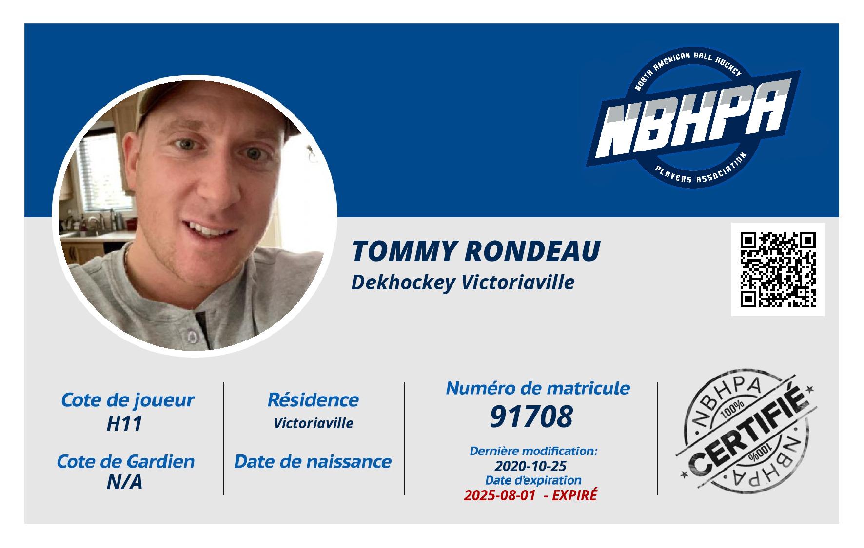 Tommy Rondeau