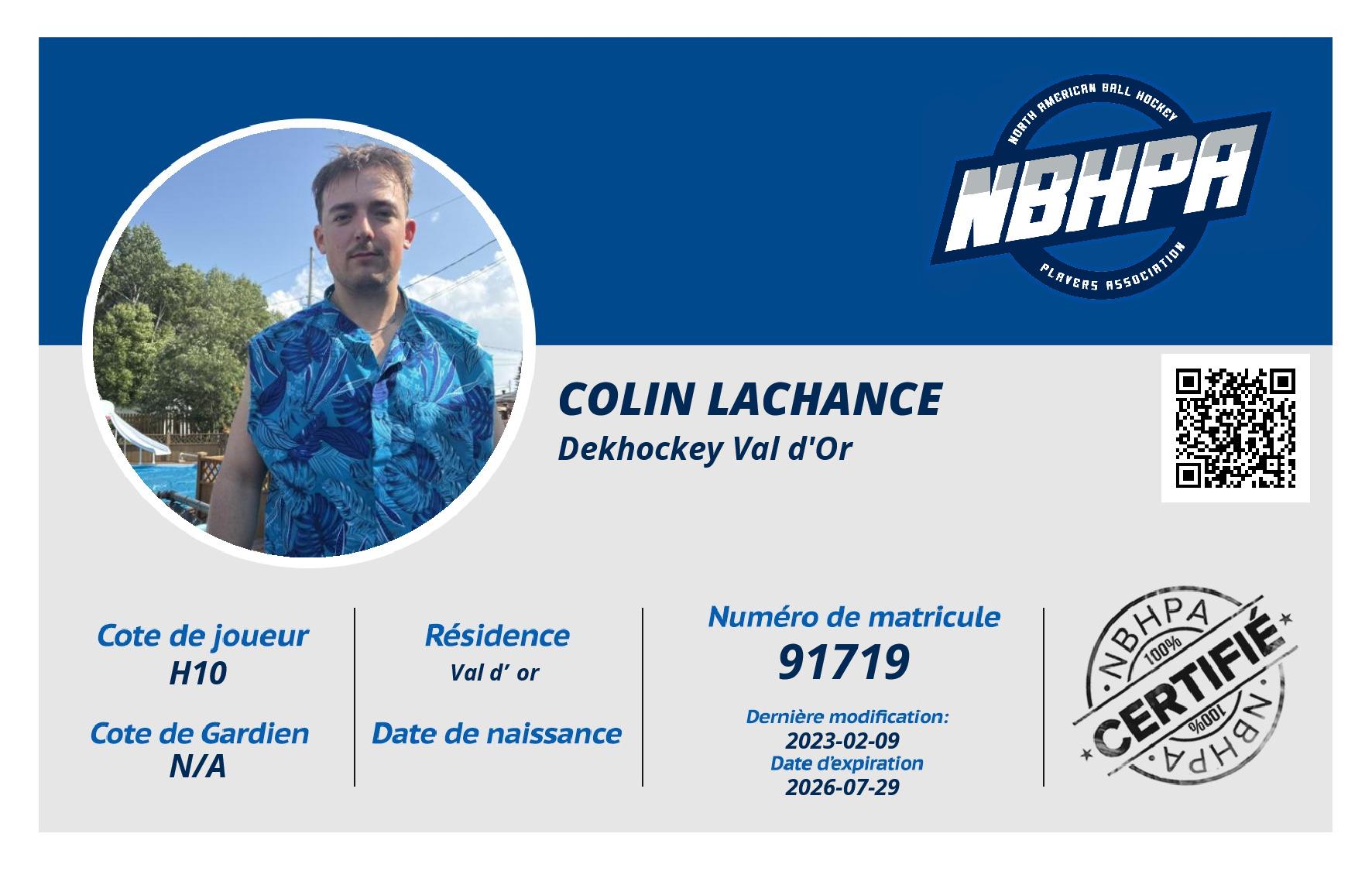 Colin Lachance