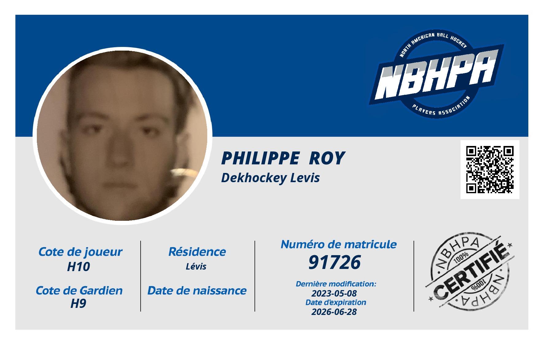 Philippe  Roy