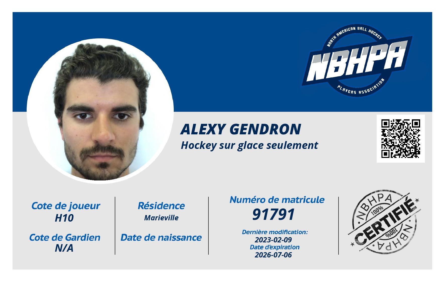 Alexy Gendron