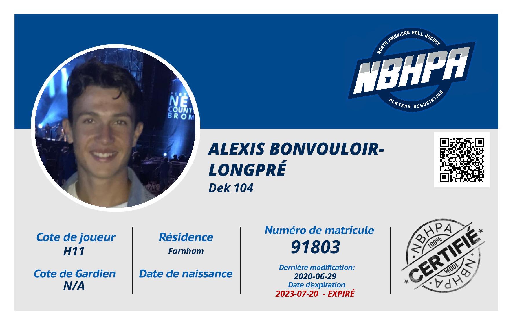 Alexis Bonvouloir-Longpré