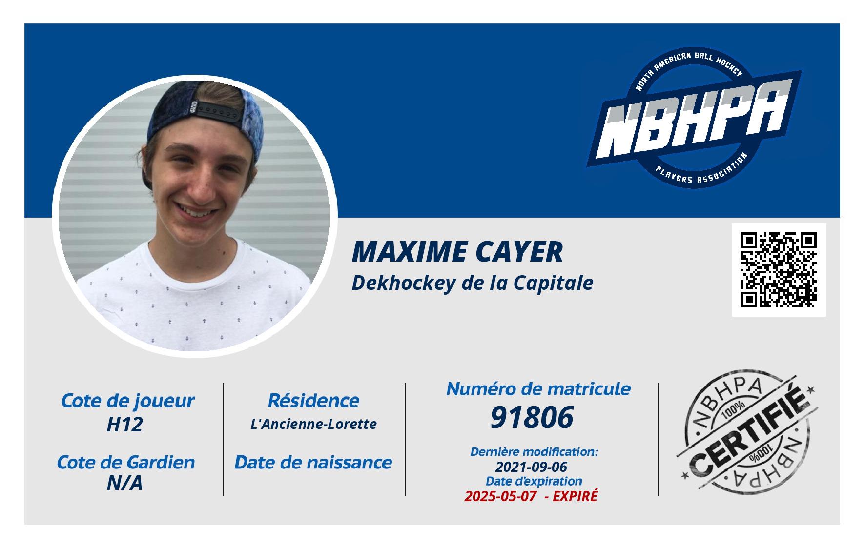 Maxime Cayer