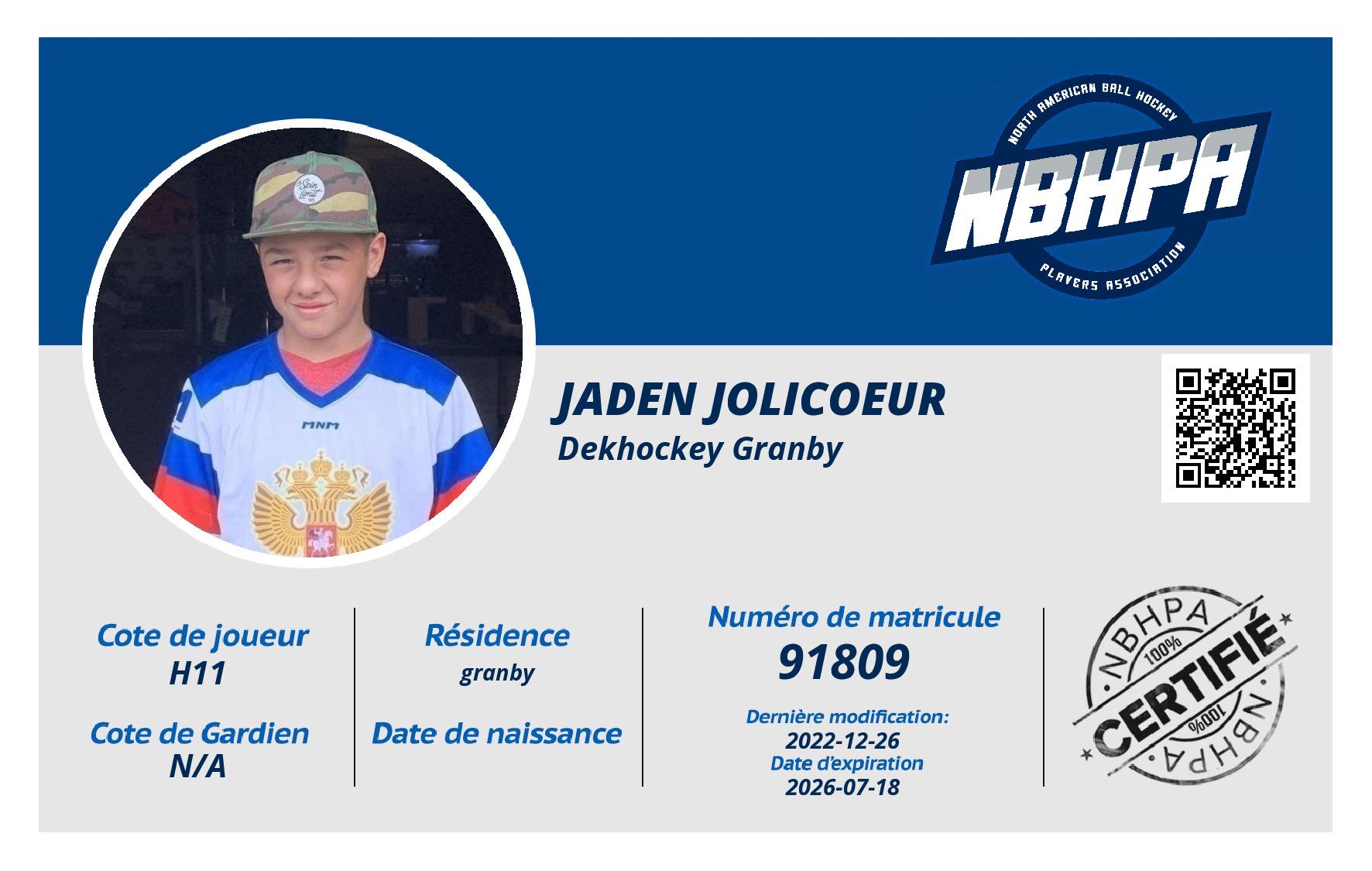 Jaden Jolicoeur