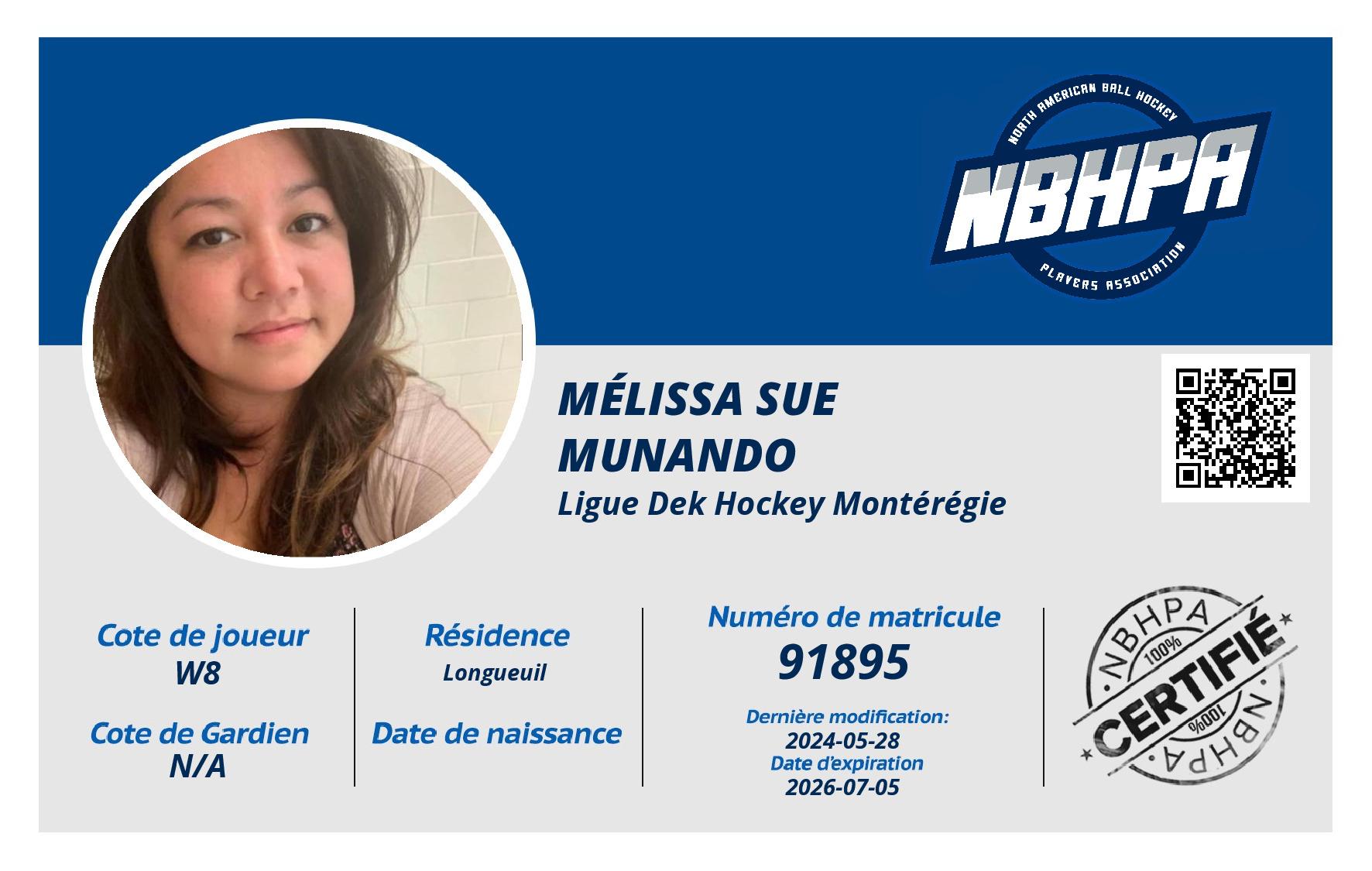 Mélissa Sue Munando