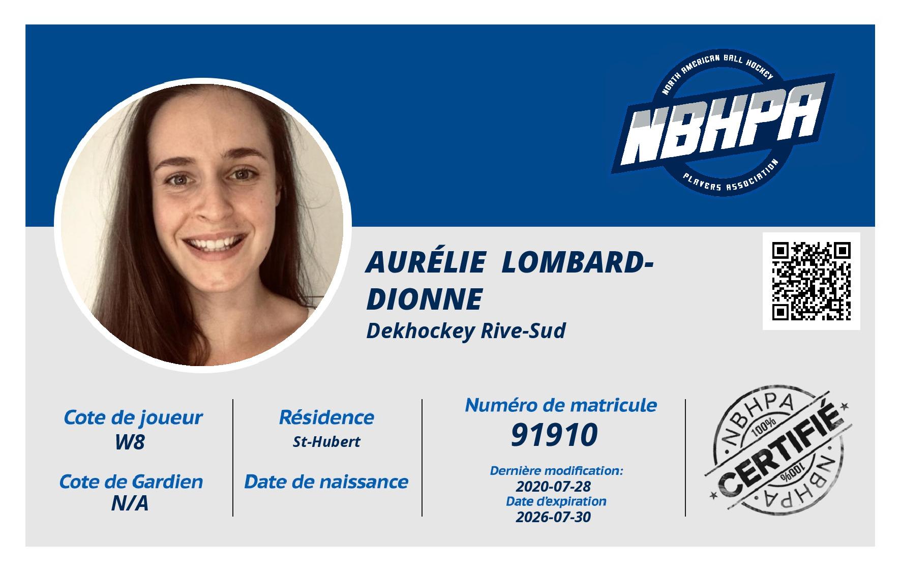 Aurélie  Lombard-Dionne