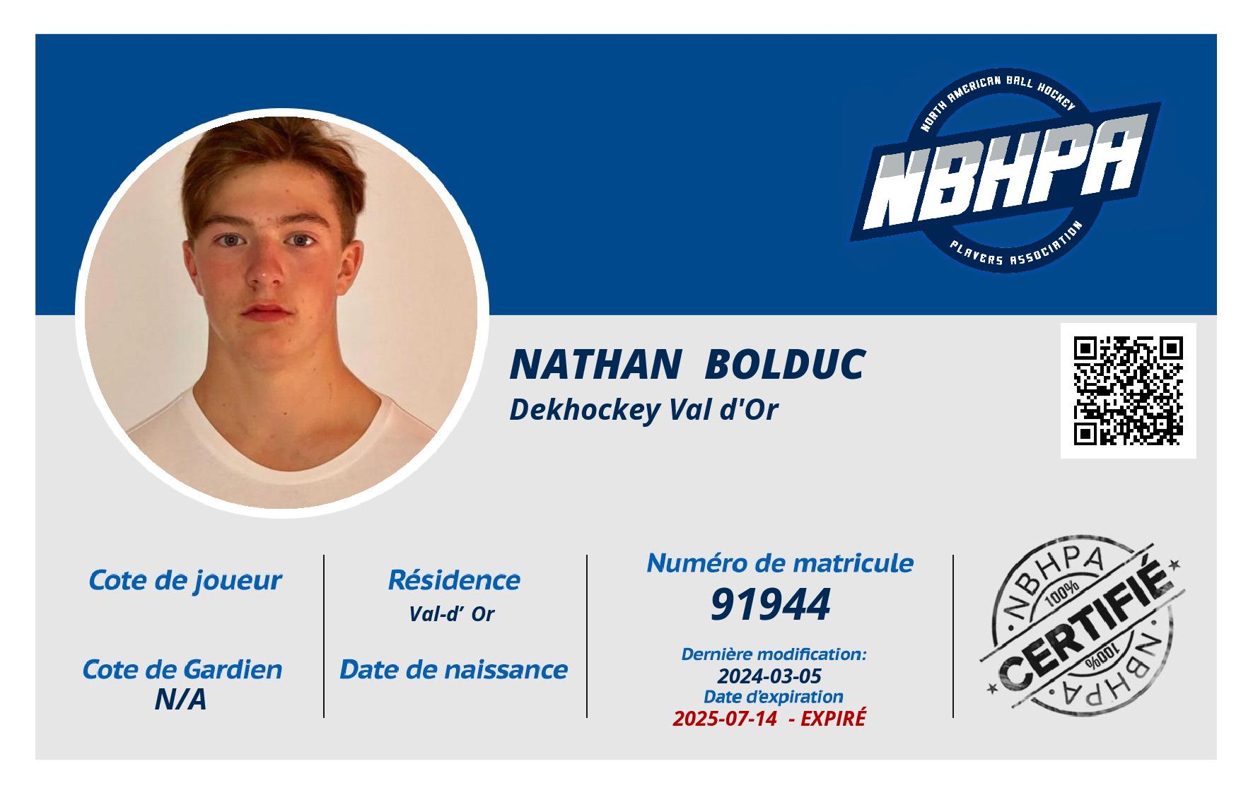 Nathan  Bolduc