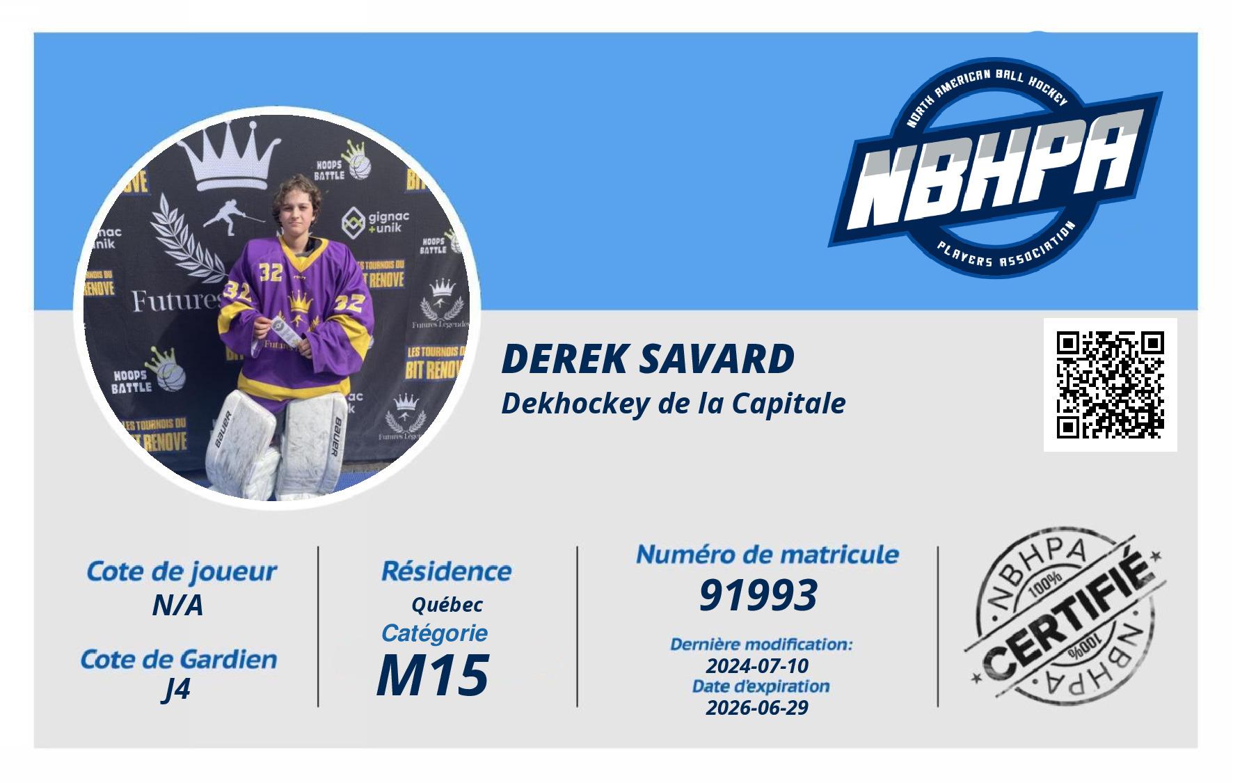 Derek Savard