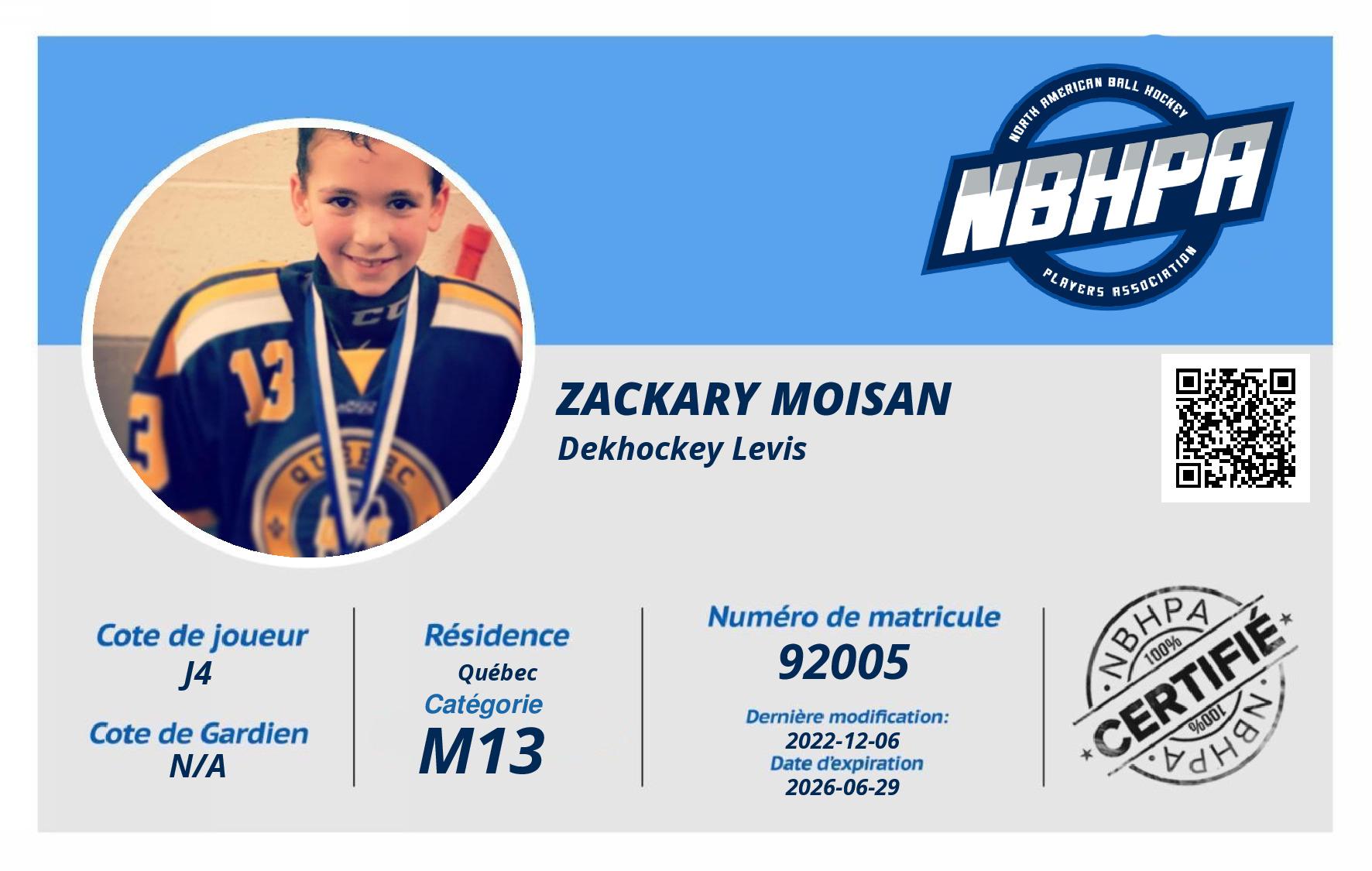 Zackary Moisan