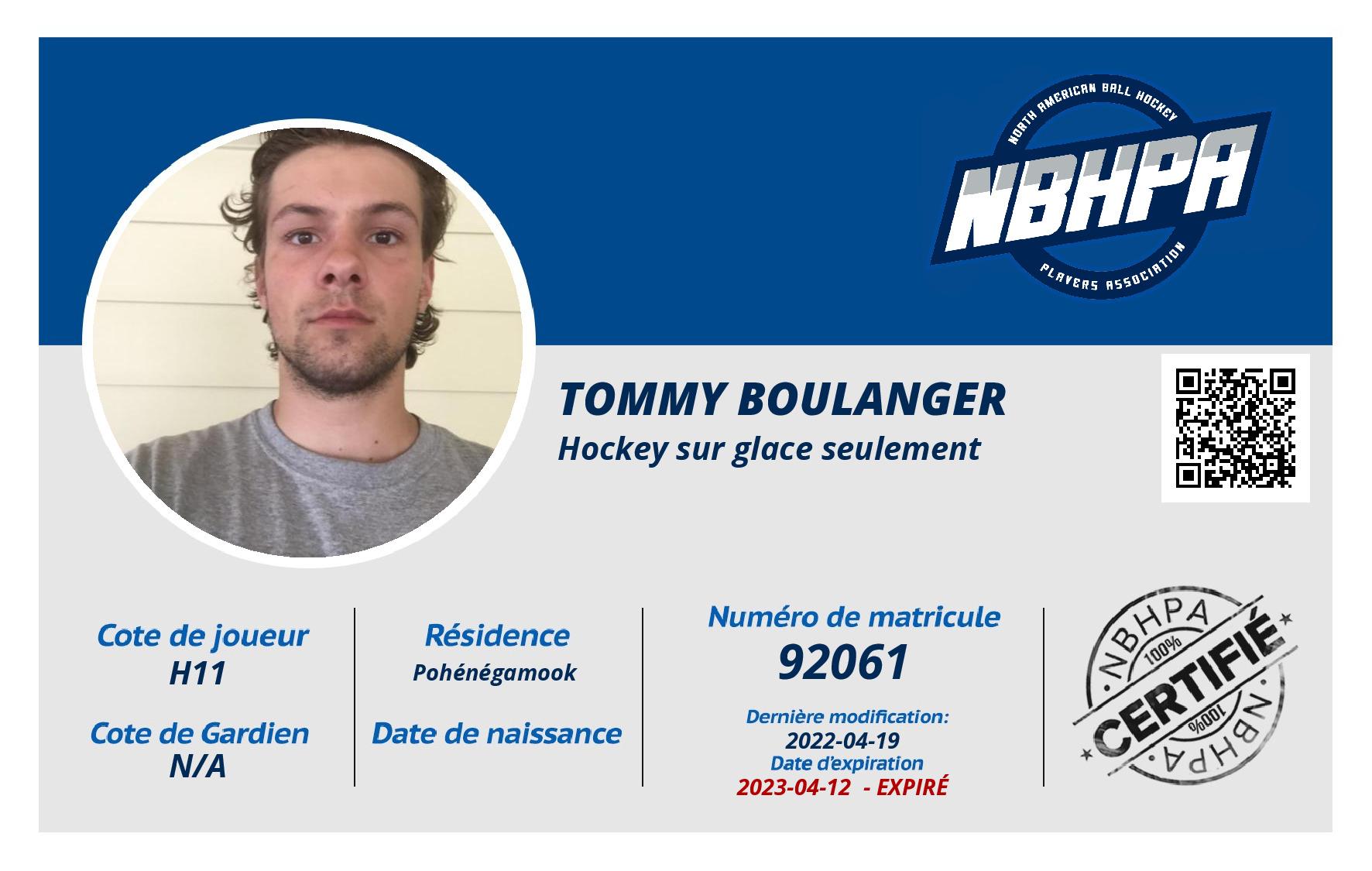 Tommy Boulanger
