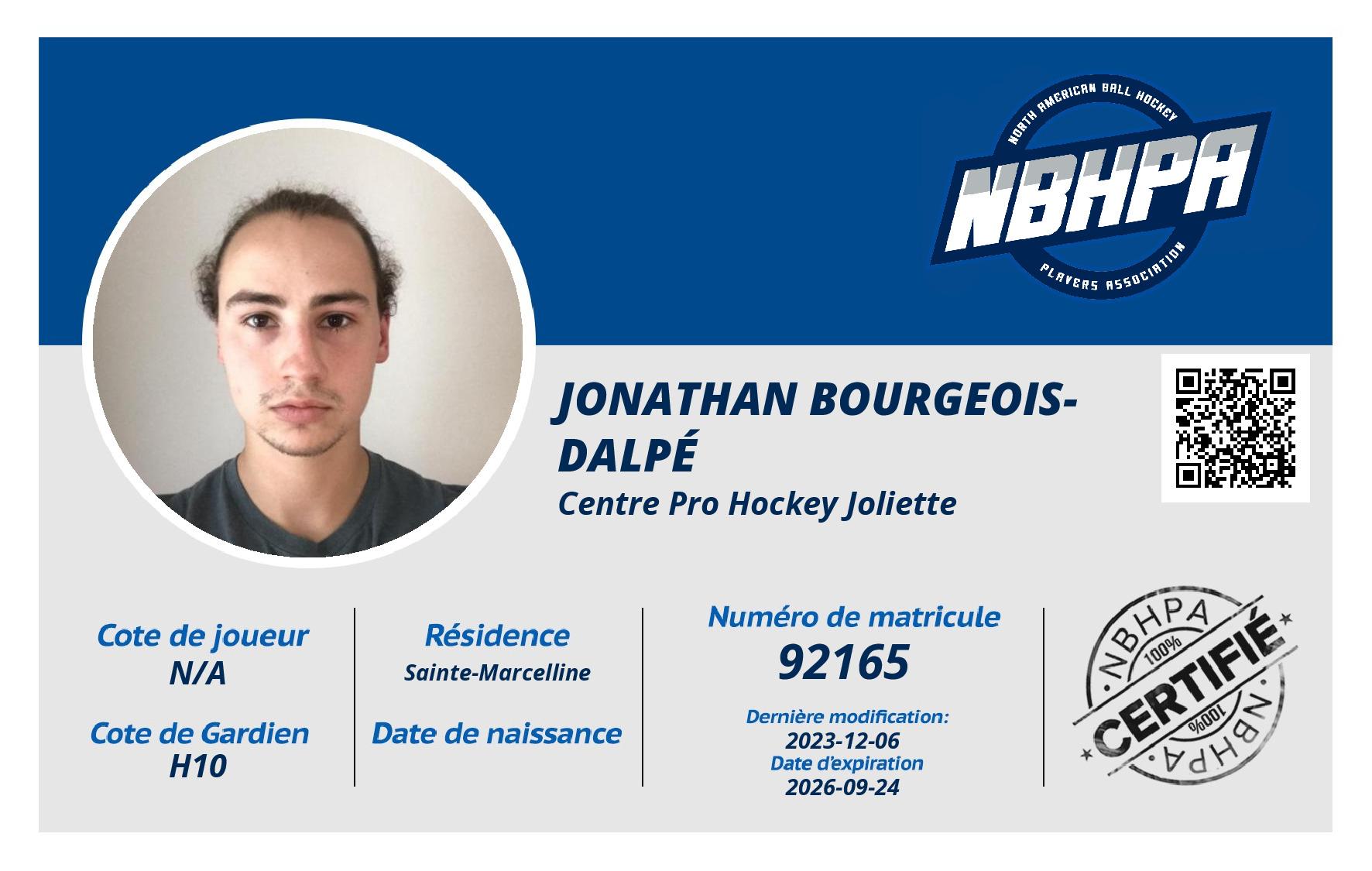 Jonathan Bourgeois-Dalpé