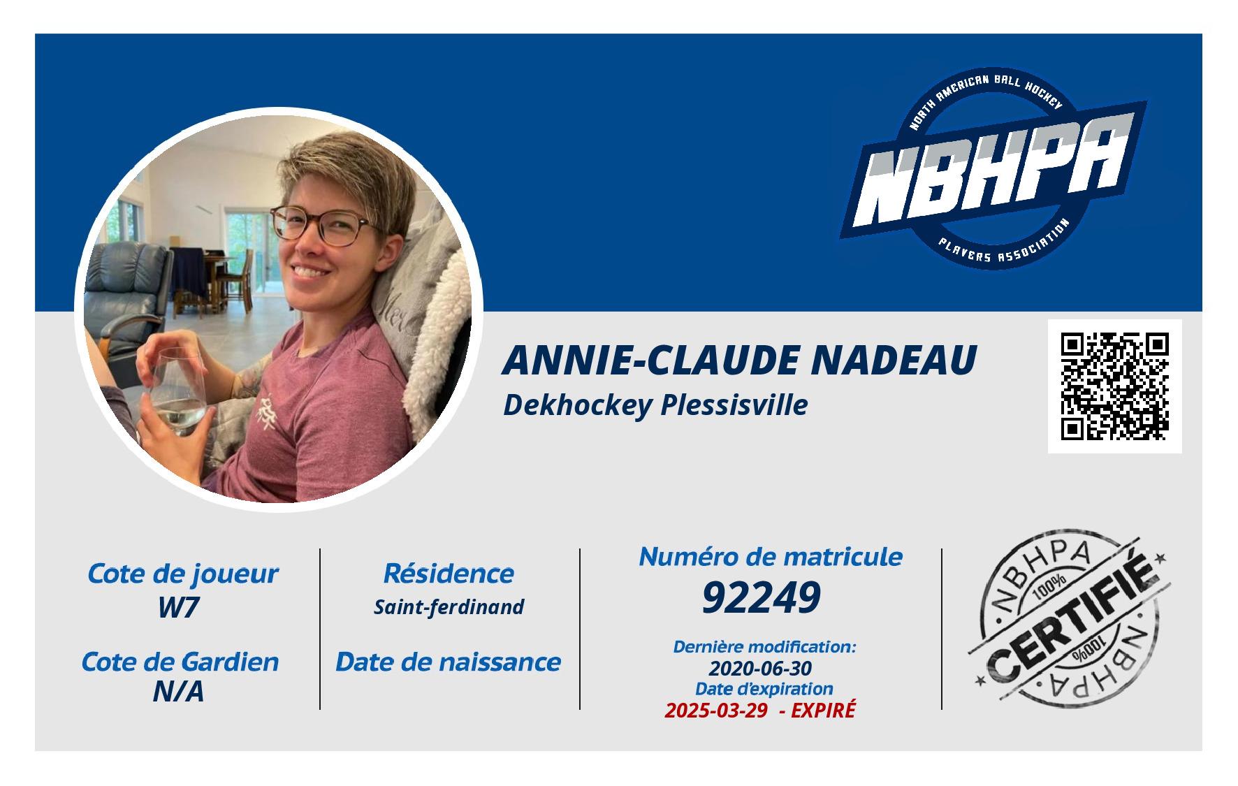 Annie-Claude Nadeau