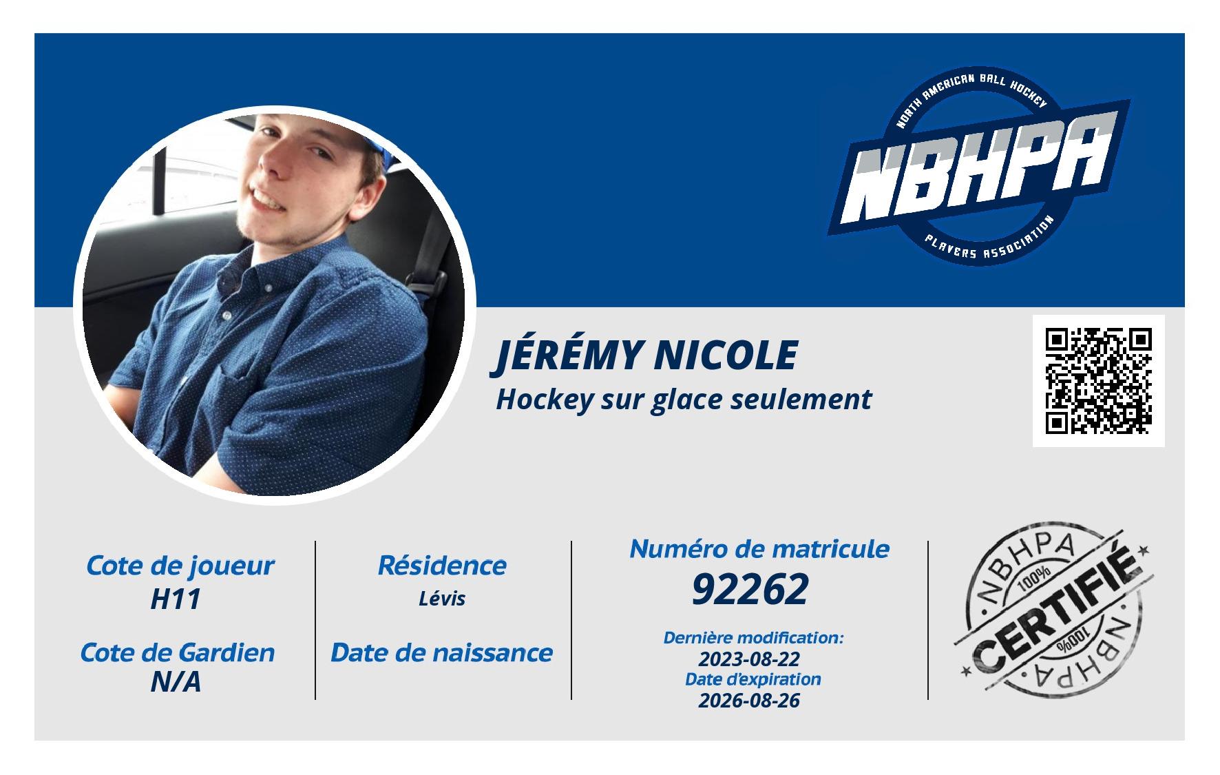 Jérémy Nicole