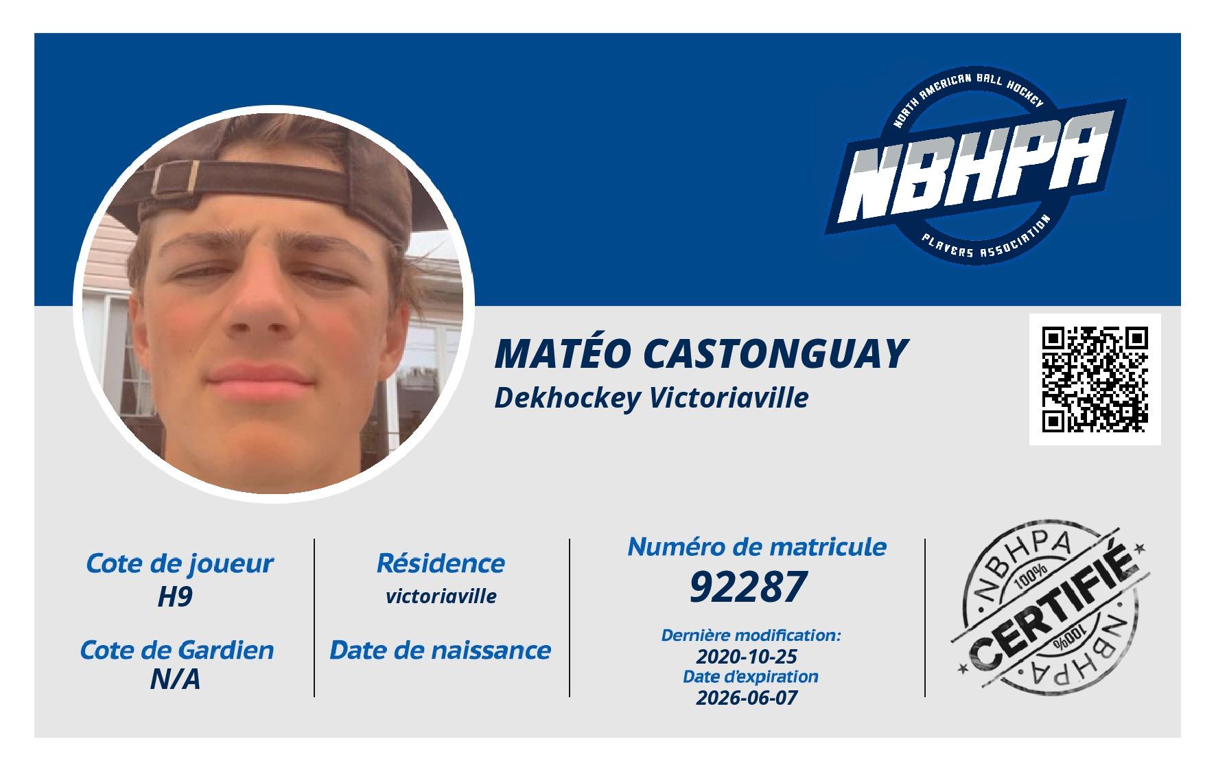 Matéo Castonguay