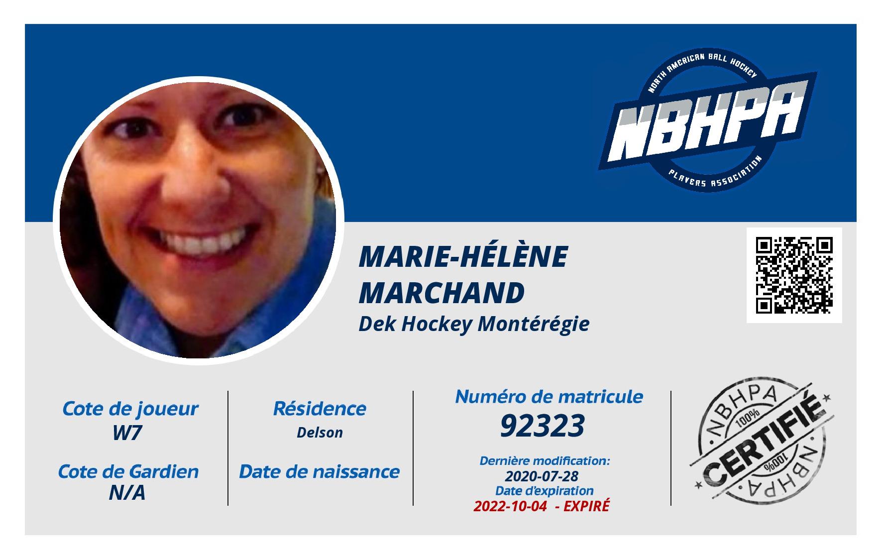 Marie-Hélène  Marchand