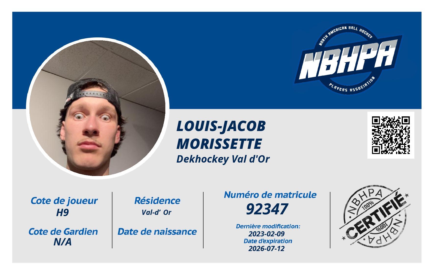 Louis-Jacob Morissette 