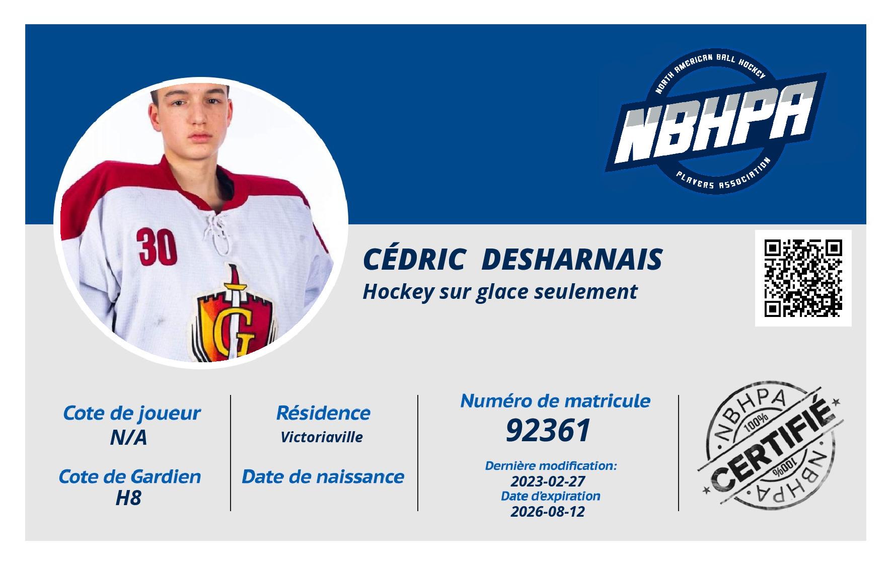 Cédric  Desharnais 