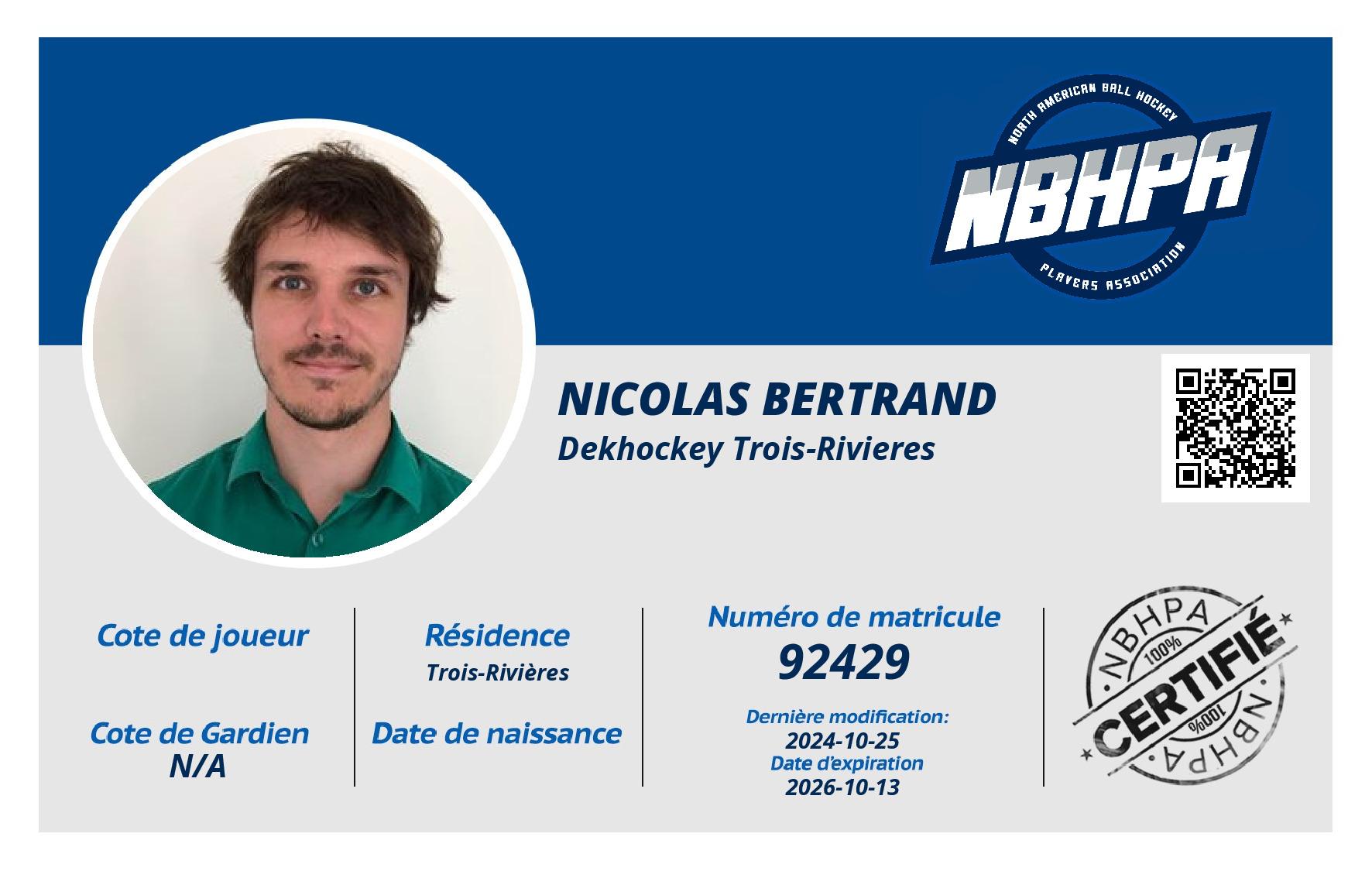 Nicolas Bertrand