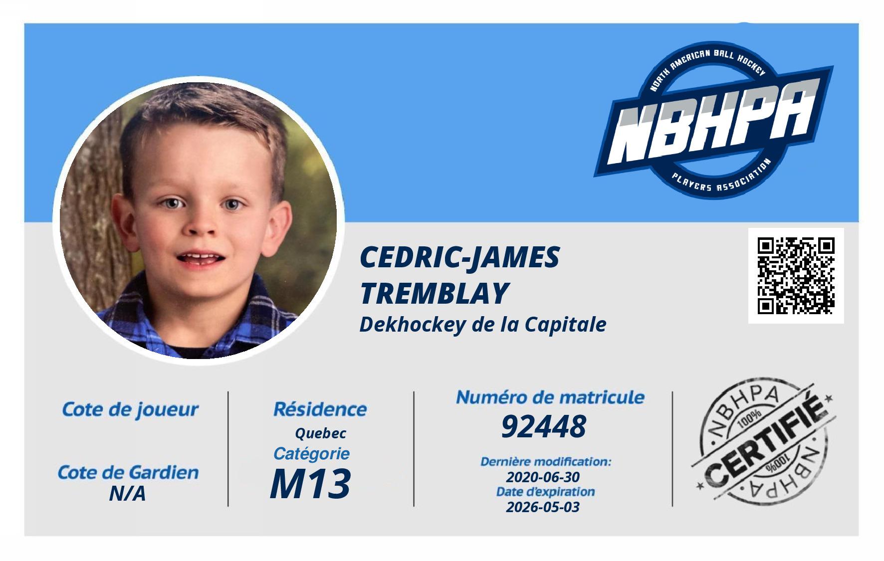 Cedric-James Tremblay