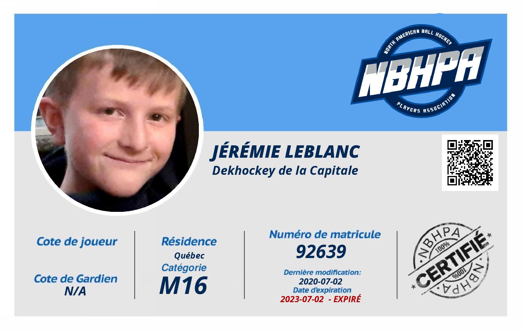 Jérémie Leblanc