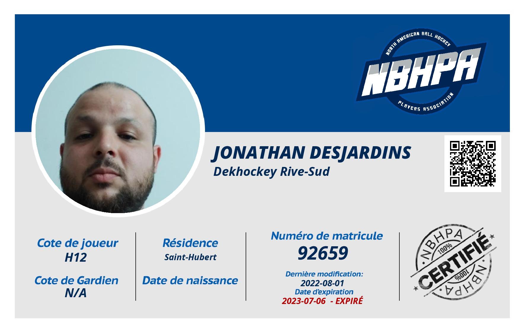 Jonathan Desjardins