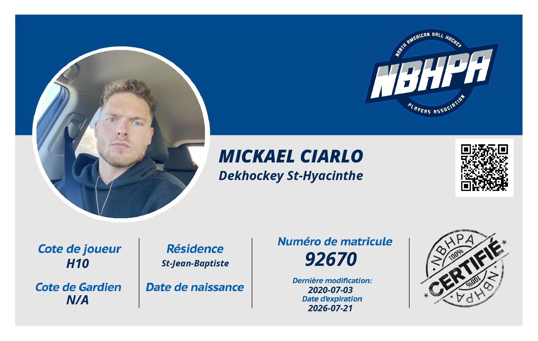 Mickael Ciarlo