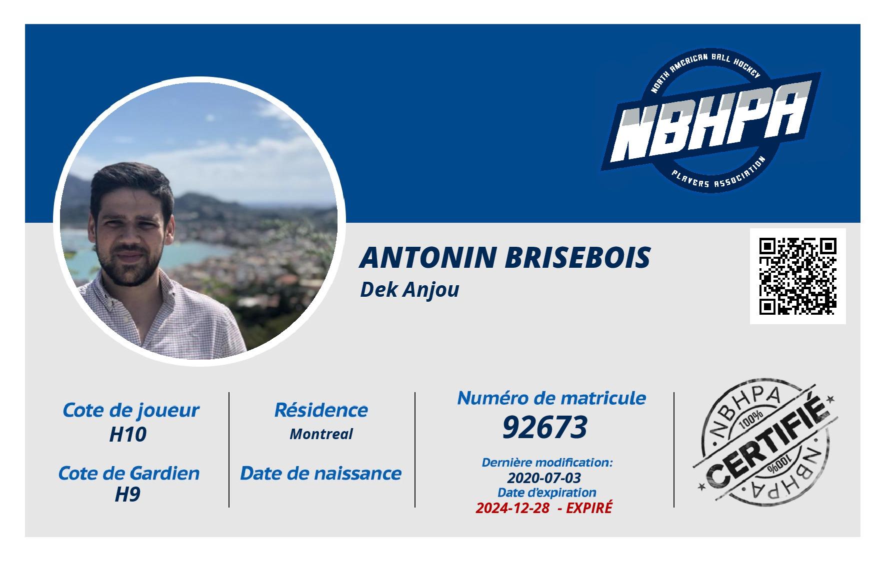 Antonin Brisebois
