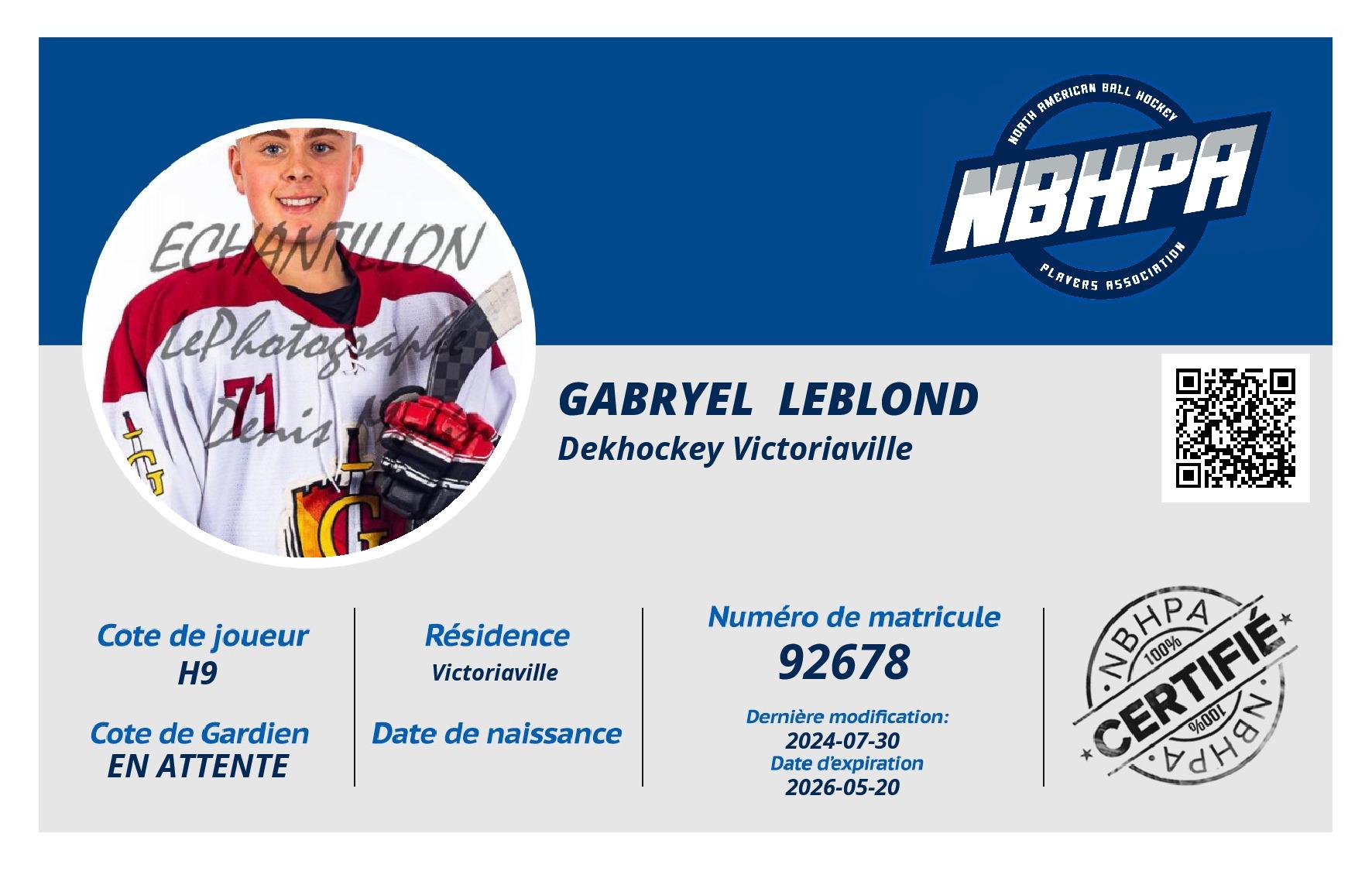 Gabryel  Leblond