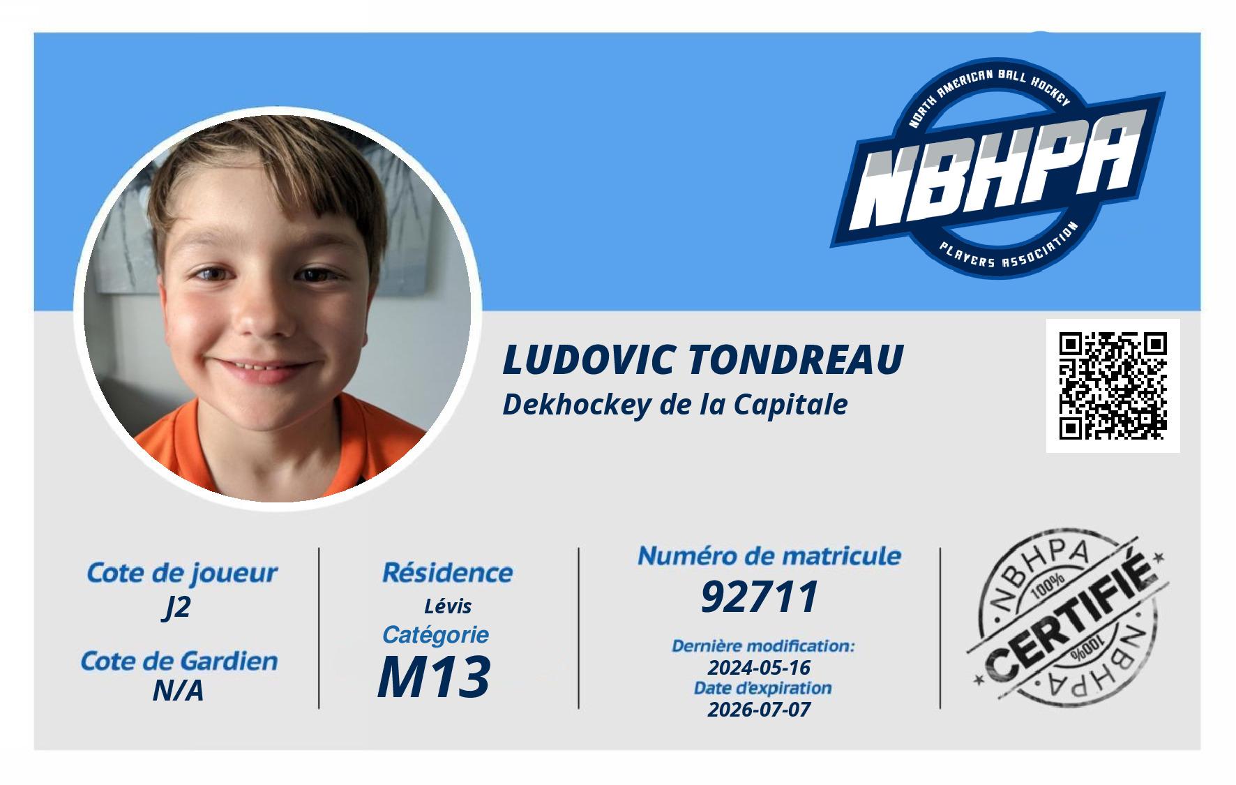 Ludovic Tondreau
