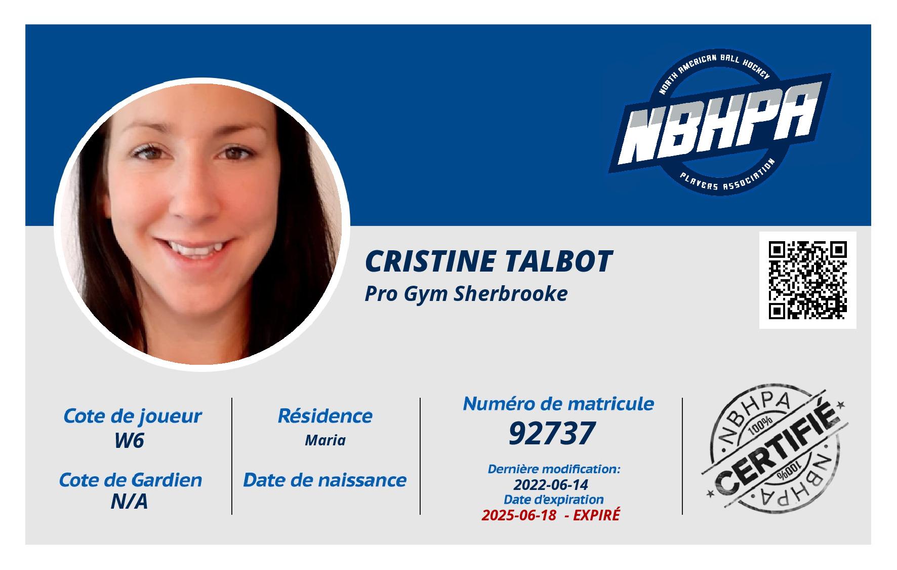 Cristine Talbot